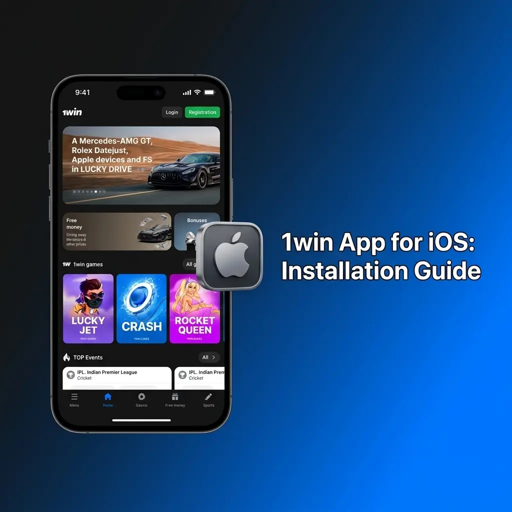 1win iOS app installation guide on iPhone