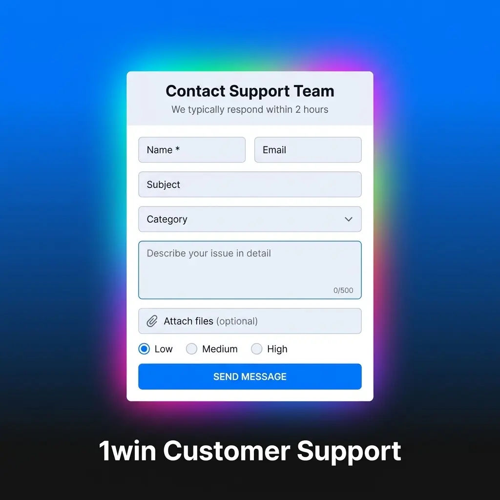 1win Customer Support team available 24/7
