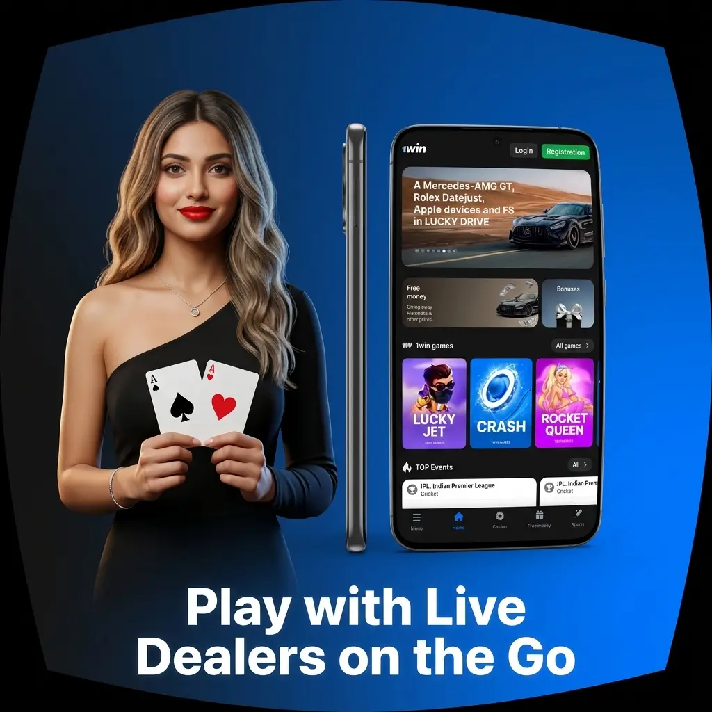 Play with Live Dealers on the Go