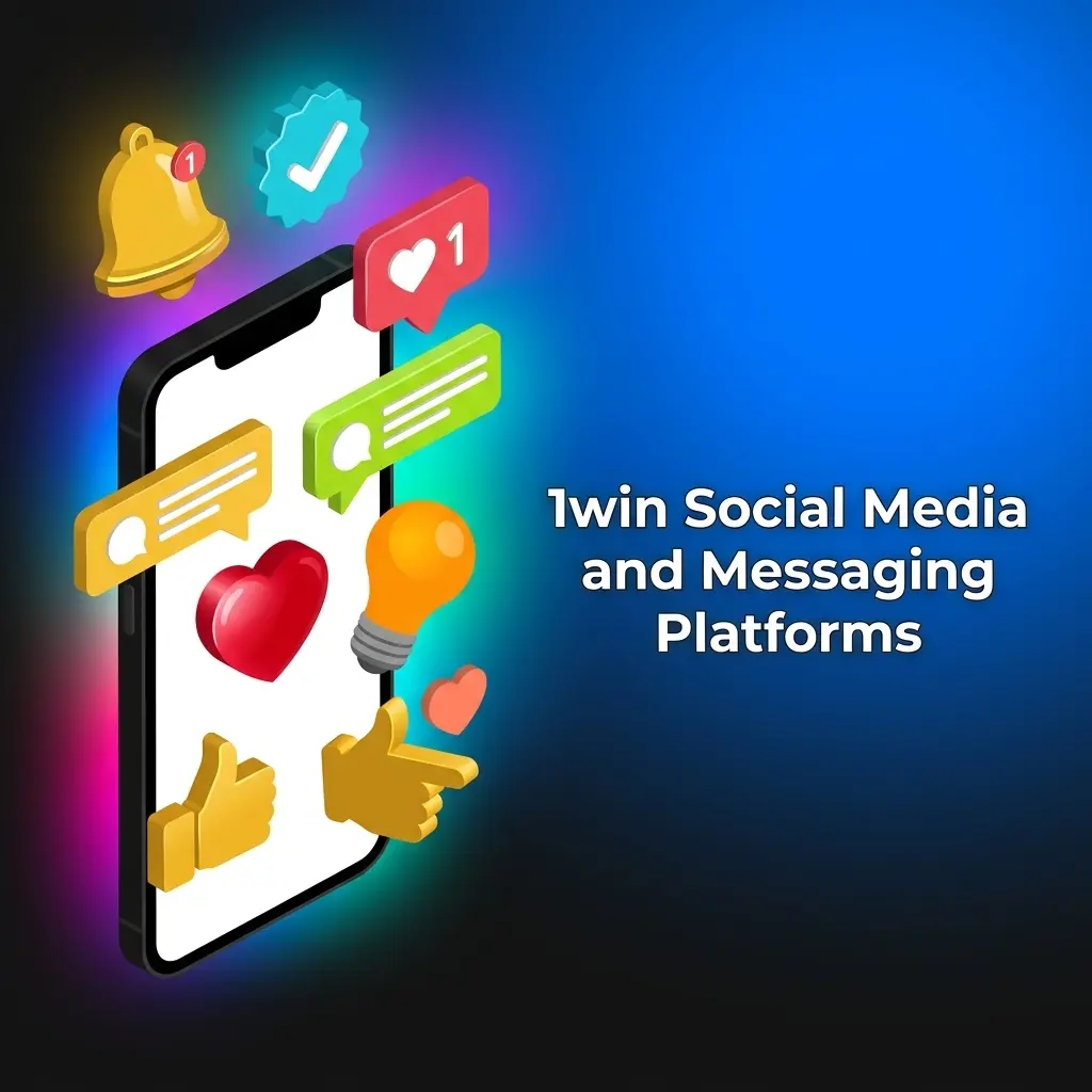 1win social media and messaging platforms for Indian players