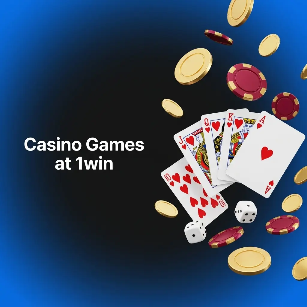 Casino games at 1win India including slots, live dealer, crash games and more