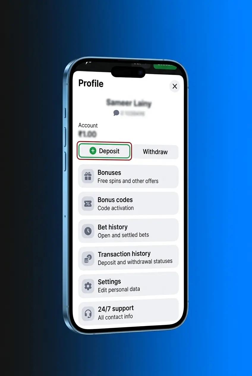1win app login