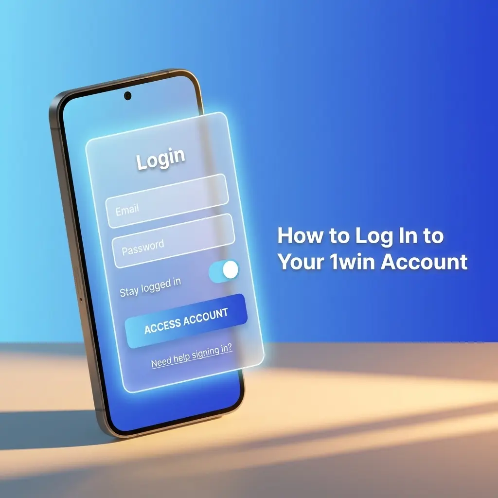 How to log in to your 1win account