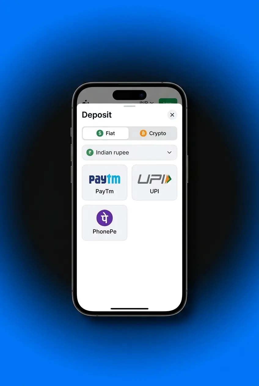 1win first deposit step