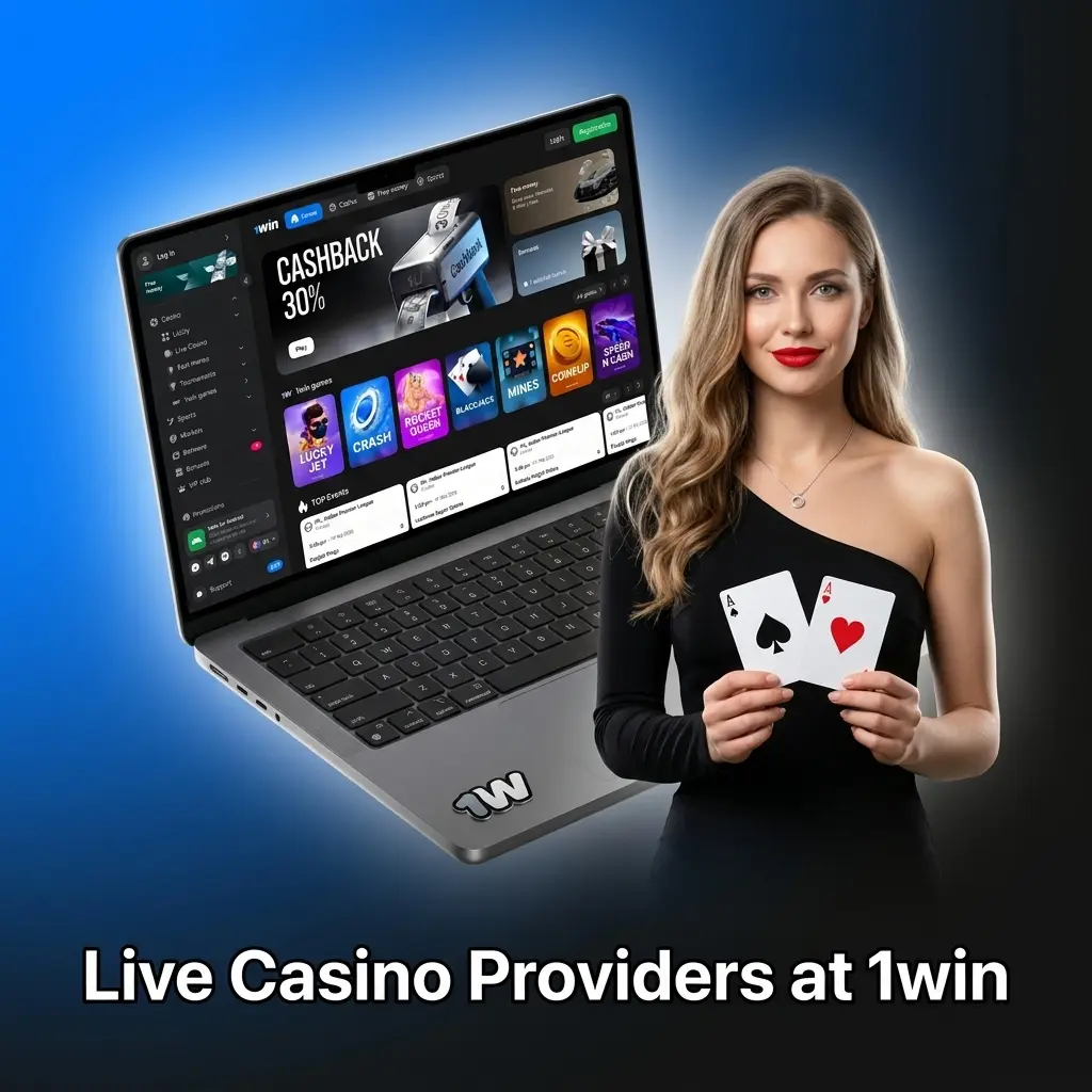 Live Casino Providers at 1win