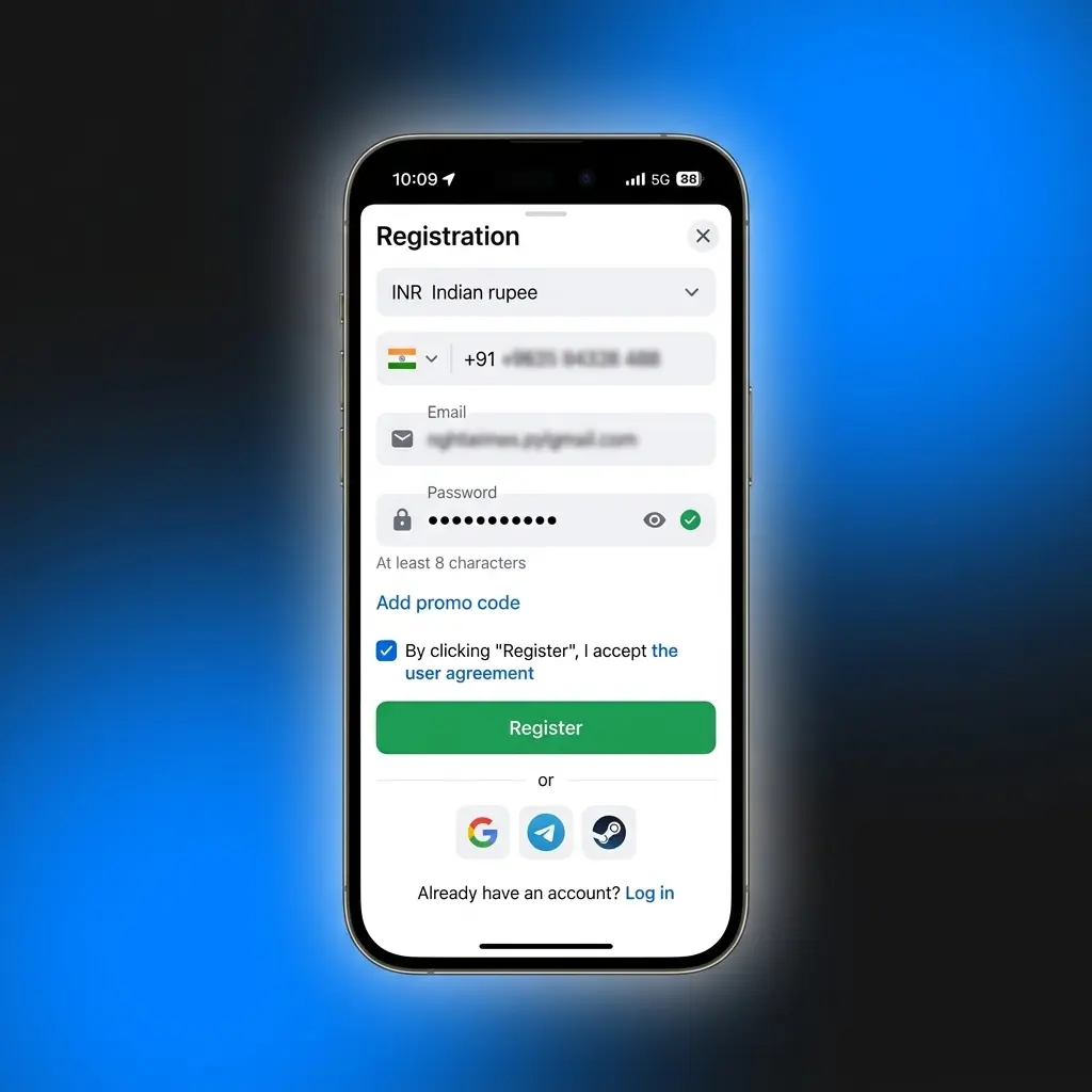 Register Your Account