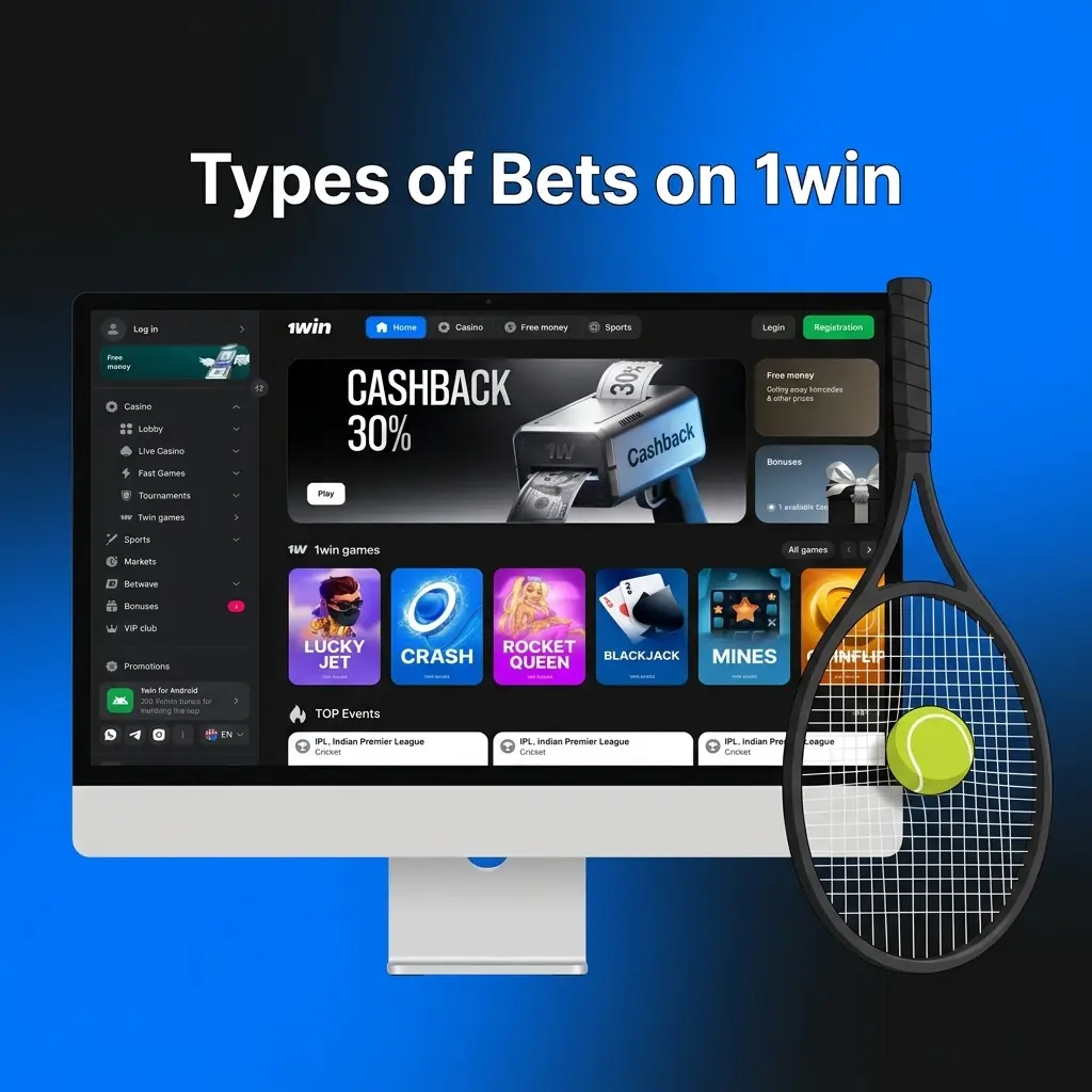 Types of Bets on 1win